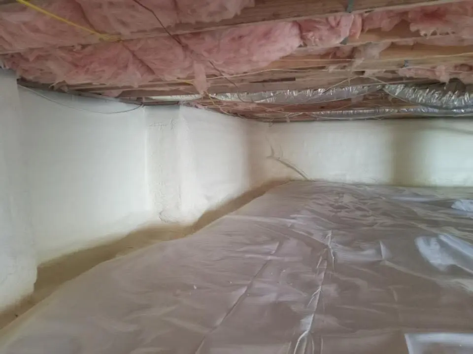 Crawl space encapsulation with closed-cell spray foam for Roof Waterproofing in Punta Gorda